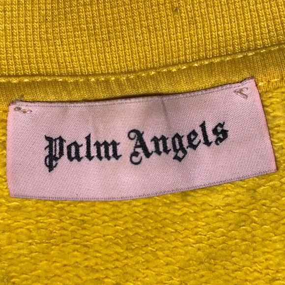 Palm Angels Mustard Crewneck - Picture 3 of 4